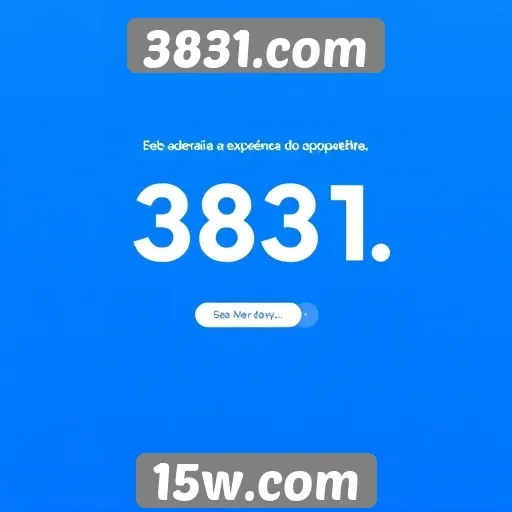 Avaliação da experiência do usuário no site 3831.com